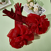 Velvet Long Finger Gloves AJEW-WH20067-005A-3
