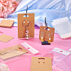 100Pcs 2 Styles Square Paper Earring Display Cards and Rectangle Keychain Display Cards CDIS-TA0001-49A-7