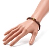 Oil Diffuser Yoga Beads Stretch Bracelet for Girl Women BJEW-JB06897-4