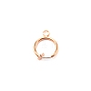 Brass Clip-on Hoop Earring Findings KK-WH0047-02C-1