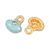 Stainless Steel+Enamel Charms RB-CBA4809-19G-2