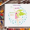 Plastic Reusable Drawing Painting Stencils Templates DIY-WH0172-297-6