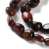 Dyed Natural Red Tiger Eye Beads Strands G-P497-01C-46-4