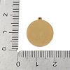 Ion Plating(IP) 304 Stainless Steel Pendants STAS-U019-36G-3