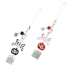 2Pcs 2 Colors Acrylic Mobile Straps MOBA-SZ0001-12-1