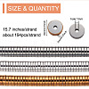 3 Strands 3 Colors Electroplate Non-magnetic Synthetic Hematite Beads Strands G-TA0001-30-3