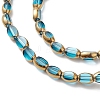 Electroplate Glass Beads Strands EGLA-K015-12A-3