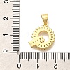 Rack Plating Brass Micro Pave Cubic Zirconia Pendants KK-L226-100G-Q-3