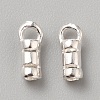 925 Sterling Silver Cord End STER-WH0019-14B-1