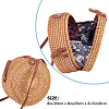 Boho Women's Straw Knitted Bag AJEW-WH0348-21-2