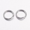 Tarnish Resistant 304 Stainless Steel Open Jump Rings STAS-E066-07-5mm-2