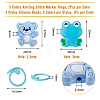 Bear & Frog Food Grade Eco-Friendly Silicone Needle Caps DIY-DC0002-20-2