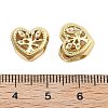 Brass Micro Pave Cubic Zirconia Europe Beads KK-Q006-52G-3