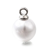 ABS Plastic Imitation Pearl Pendants FIND-H052-01E-04P-1
