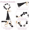 2Pcs Silicone with PU Leather Pendant Decorations HJEW-AN0001-01-3