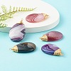 Natural Agate Pendants PALLOY-JF00778-3