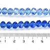 Transparent Painted Glass Beads Strands X1-DGLA-A034-T6mm-A01-3