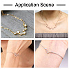 Fashewelry 3 Sets 3 Colors Zinc Alloy with Glass Rhinestone Jewelry Pendant Accessories FIND-FW0001-17-6