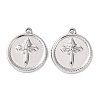 304 Stainless Steel Pendants STAS-P432-01F-P-1