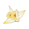 Light Gold Alloy Enamel Brooch JEWB-K018-39C-G-1