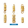  Jewelry Brass Screw Clasps KK-PJ0001-03G-28