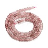 Natural Strawberry Quartz Beads Strands G-H042-A11-02-3