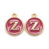 Golden Plated Alloy Enamel Charms LS-ENAM-S118-08Z-1