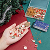 Christmas Theme DIY Alloy Enamel Dangle Earring Making Kit DIY-SC0025-87-3