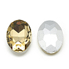 Pointed Back Glass Rhinestone Cabochons RGLA-T080-8x10mm-04-2