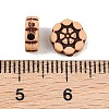 Opaque Acrylic Imitation Wood Beads AC-CBAB80E-01E-3