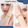 6Pcs Brass Micro Pave Cubic Zirconia Fold Over Clasps KK-BBC0021-30-6
