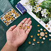 90Pcs 3 Colors Zinc Alloy Bead Caps FIND-SC0022-67-3