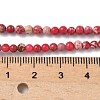 Dyed Natural Regalite/Imperial Jasper/Sea Sediment Jasper Beads Strands G-B124-C05-3