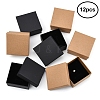 12Pcs 2 Colors Cardboard Paper Jewelry Set Boxes CBOX-FS0001-01-3
