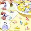 50Pcs Opaque Resin Pendants RESI-CJ0004-45-3