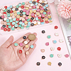 8 Bags 8 Colors Initial Letter A~Z Alphabet Enamel Charms ENAM-BM0001-11-3