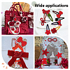 224Pcs 14 Styles Resin Rhinestone Iron on/Sew on Cloth Patches PATC-OC0001-03-5