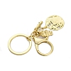 Rack Plating Panda Zinc Alloy Enamel Pendant Keychain KEYC-G064-01E-3