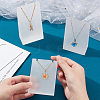 Acrylic Necklace Displays Stands NDIS-WH0003-005-5