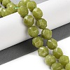 Natural Olive Jade Beads Strands G-NH0021-A17-02-2