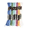 8 Skeins 8 Colors Polyester Sewing Thread OCOR-WH20074-09E-1