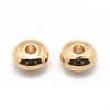 Rondelle Brass Beads KK-E739-09A-2