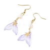 Glass Dangle Earrings EJEW-JE07309-5