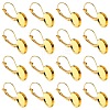 10Pcs Brass Leverback Earring Findings KK-YW0002-21G-1
