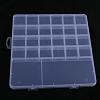 Transparent Plastic Bead Containers CON-YW0001-49C-1