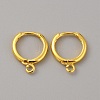Brass Hoop Earring Findings LS-FIND-WH0110-802C-G-2