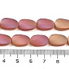 Electroplate Glass Beads Strands EGLA-C009-01B-FR06-4