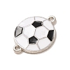 Sports Alloy Enamel Connector Charms AL-CBA3548-01P-2