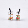 Glass Bottle Pendants CRES-N017-06A-2