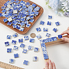 500G 5 Styles Handmade Porcelain Cabochons PORC-SP0001-21-3